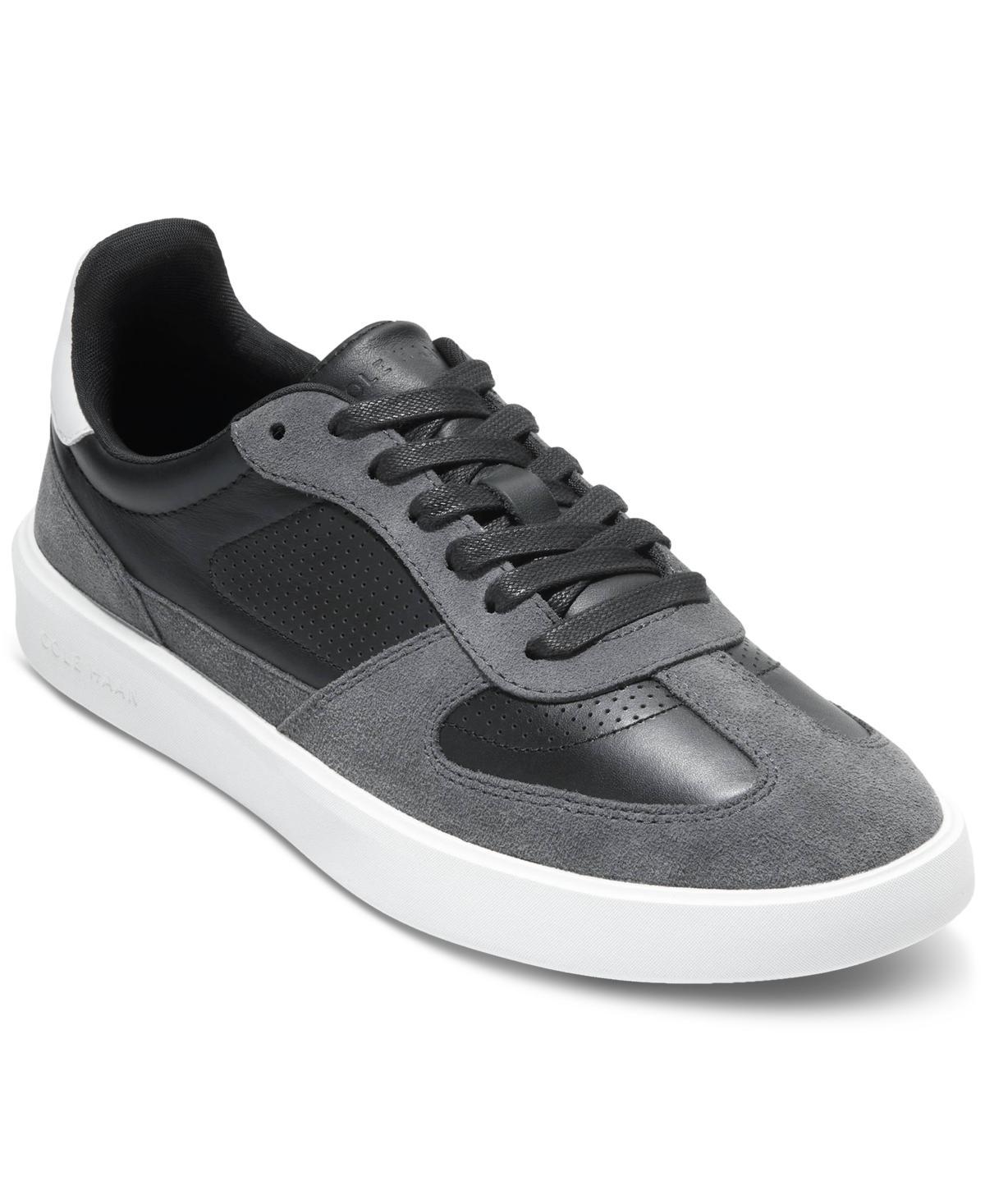 Cole Haan Grand Crosscourt Men's Modern Turf Sneakers, Size: 8.5, Black Gray Pinstripe Product Image
