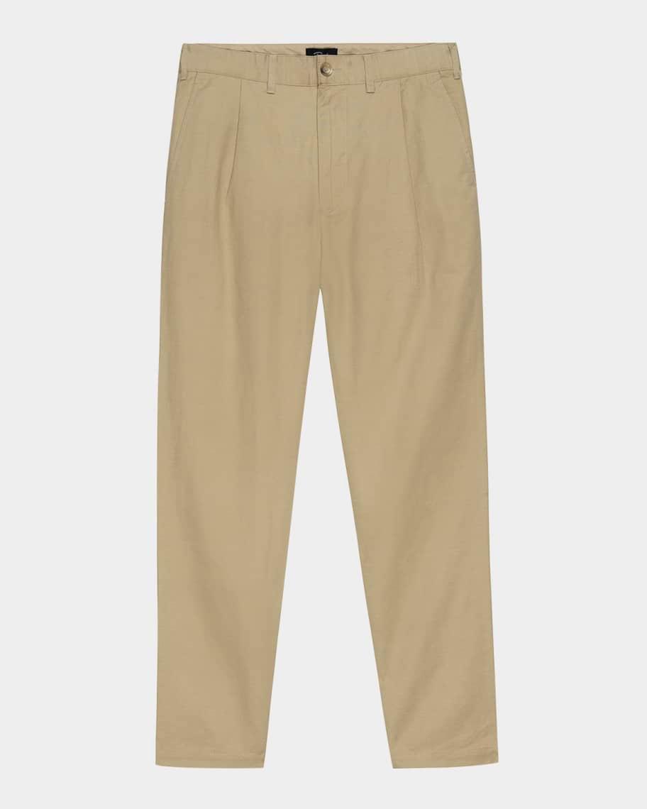 Mens Hawthorne Pleated Canvas Pants Product Image