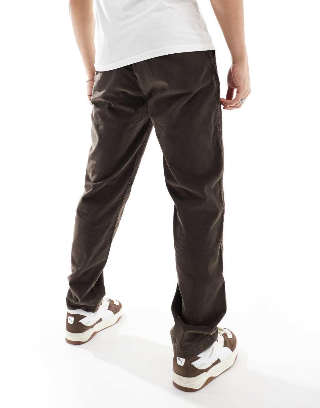 Levi's XX easy drawstring loose corduroy chinos in brown Product Image
