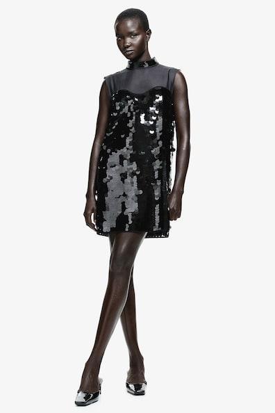 Sequined Mini Dress Product Image