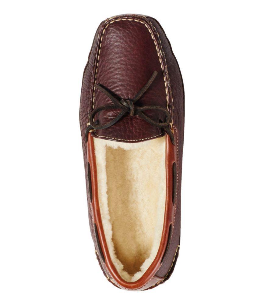 
                            Men's Bison Double-Sole Slippers, Shearling-Lined
                         Product Image