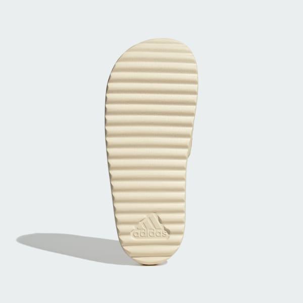 adidas adilette Women's Platform Swimming Slides, Size: 6, Warm White Product Image