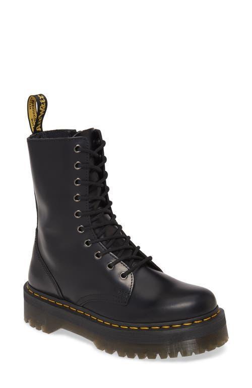 Jadon Hi Boot Smooth Leather Platforms Product Image