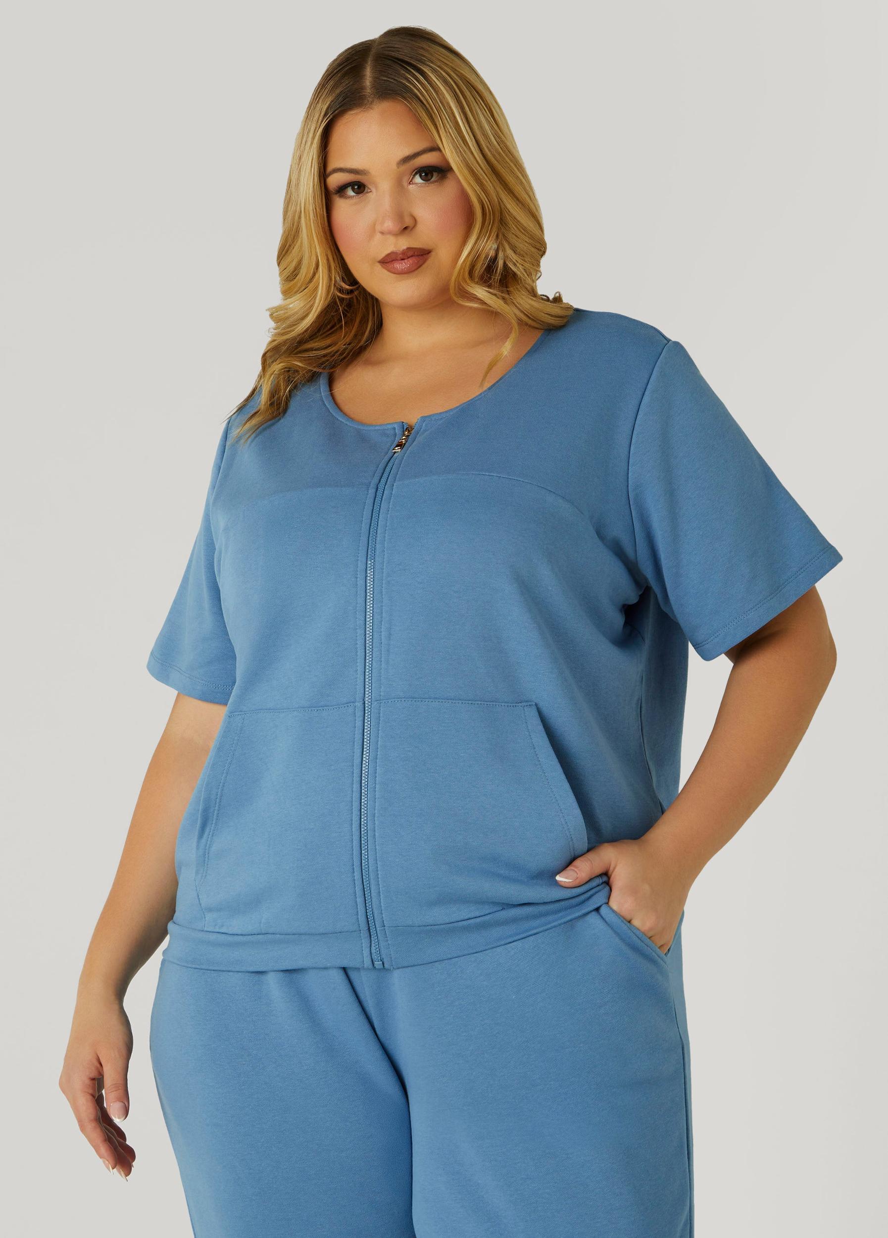 French Terry Zip Front Jacket Product Image