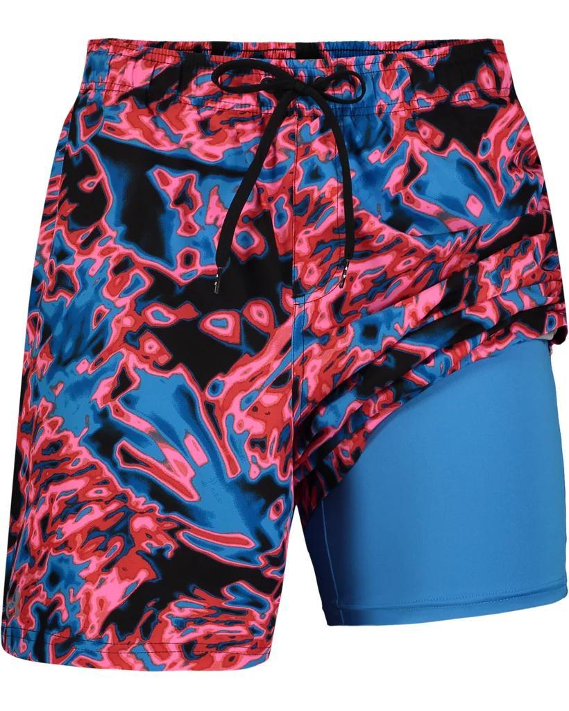 Men's UA Grunge Tropic Compression Volley Shorts Product Image