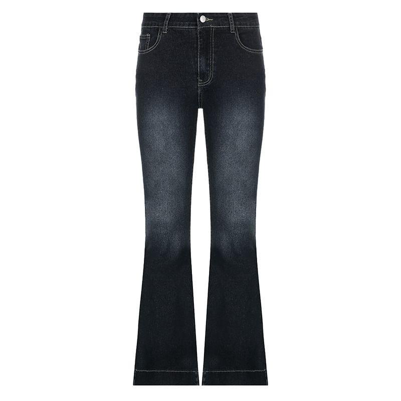 Low Waist Boot Cut Jeans Product Image