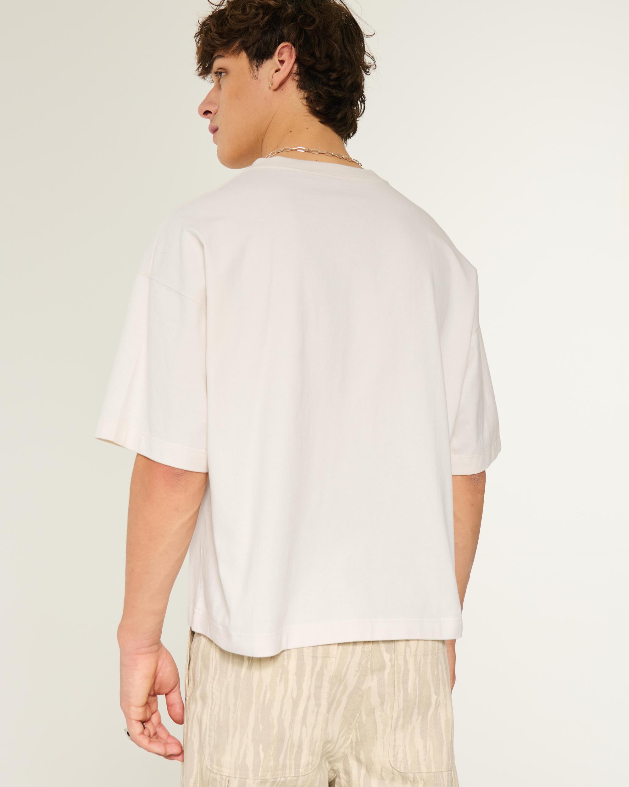 Baggy Heavyweight Crop Football Graphic Tee Product Image