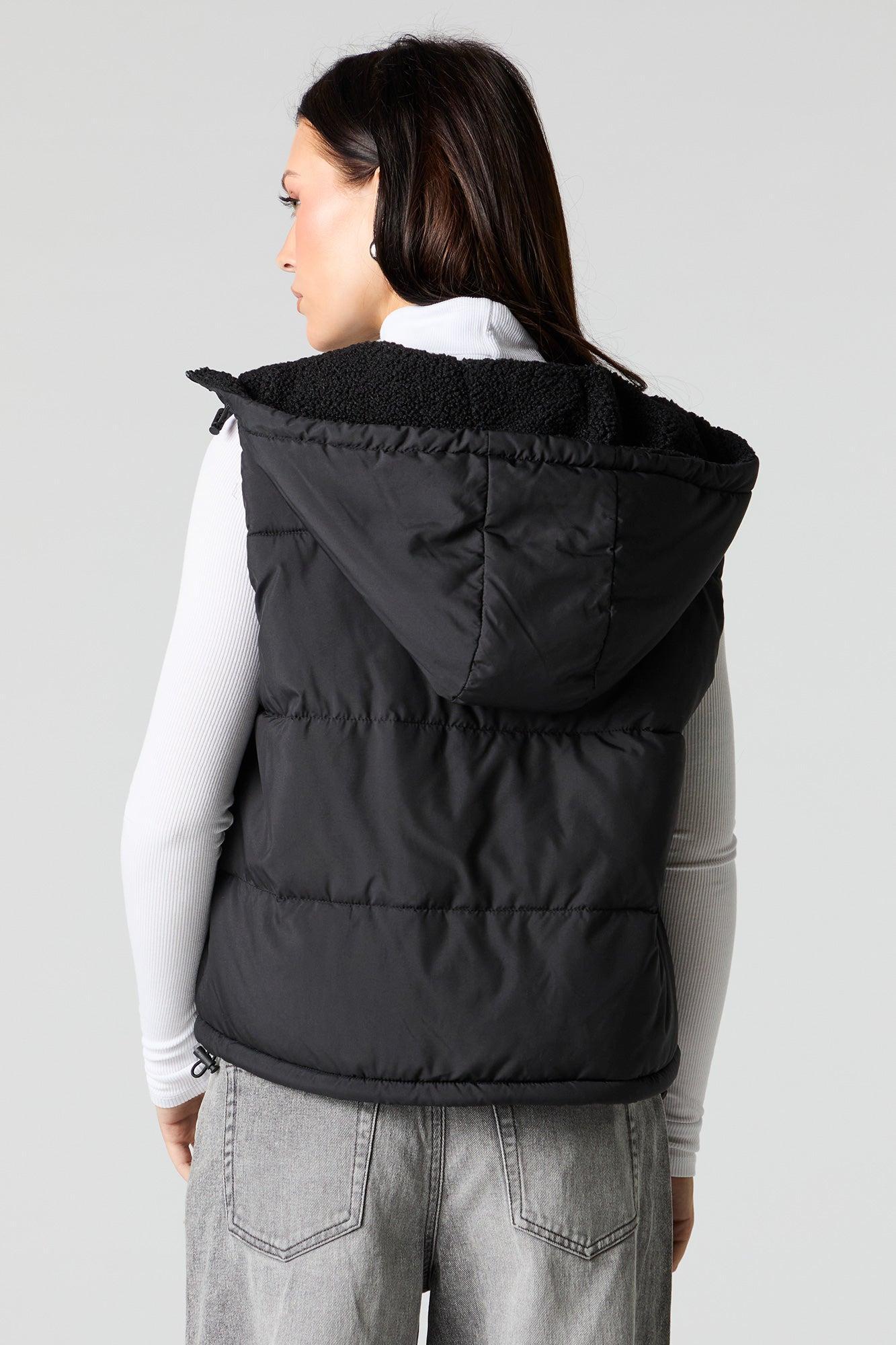 Sherpa Lined Puffer Vest Female Product Image