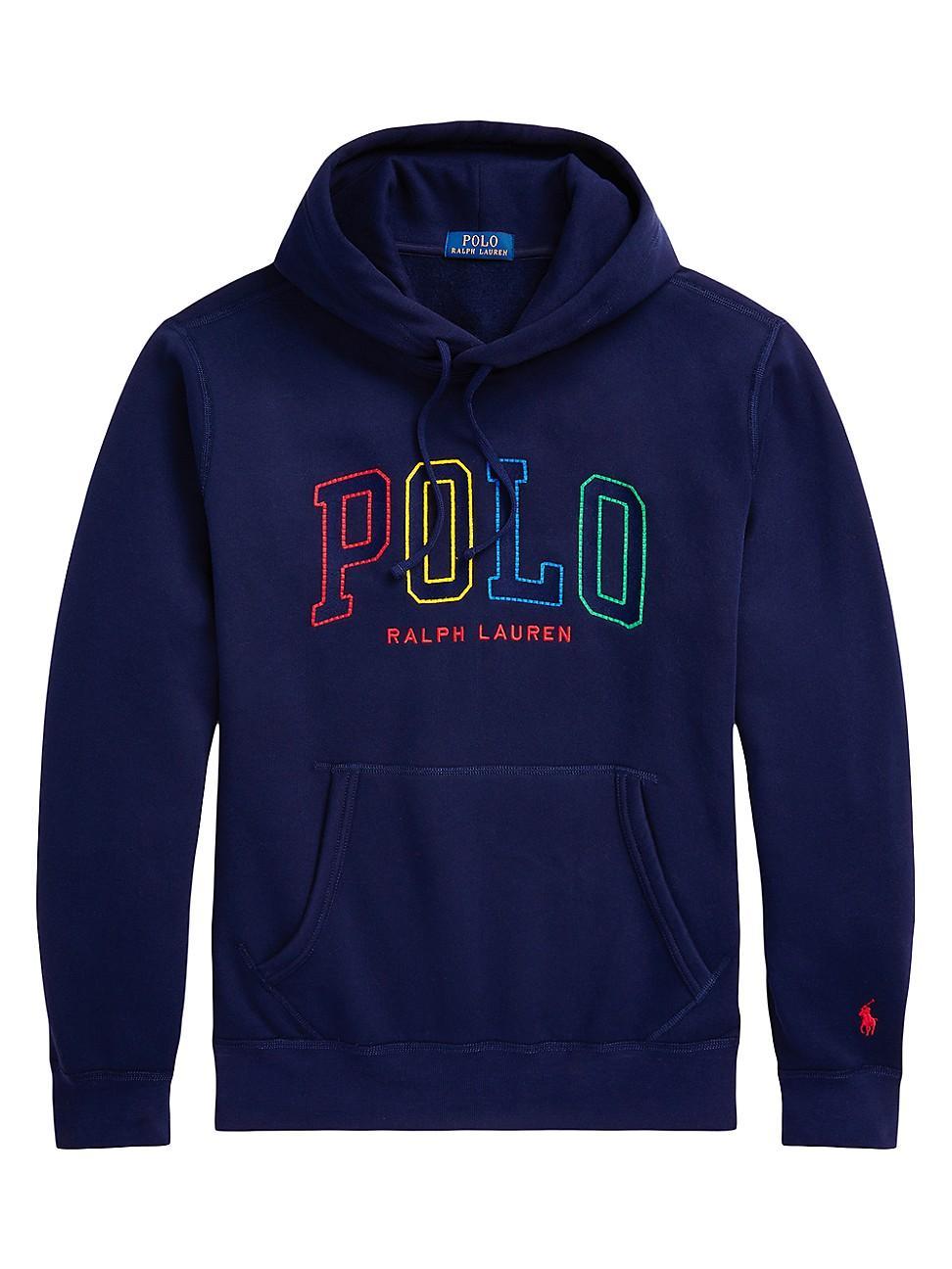 Polo Ralph Lauren The RL Fleece Logo Hoodie (Post ) Men's Clothing Product Image