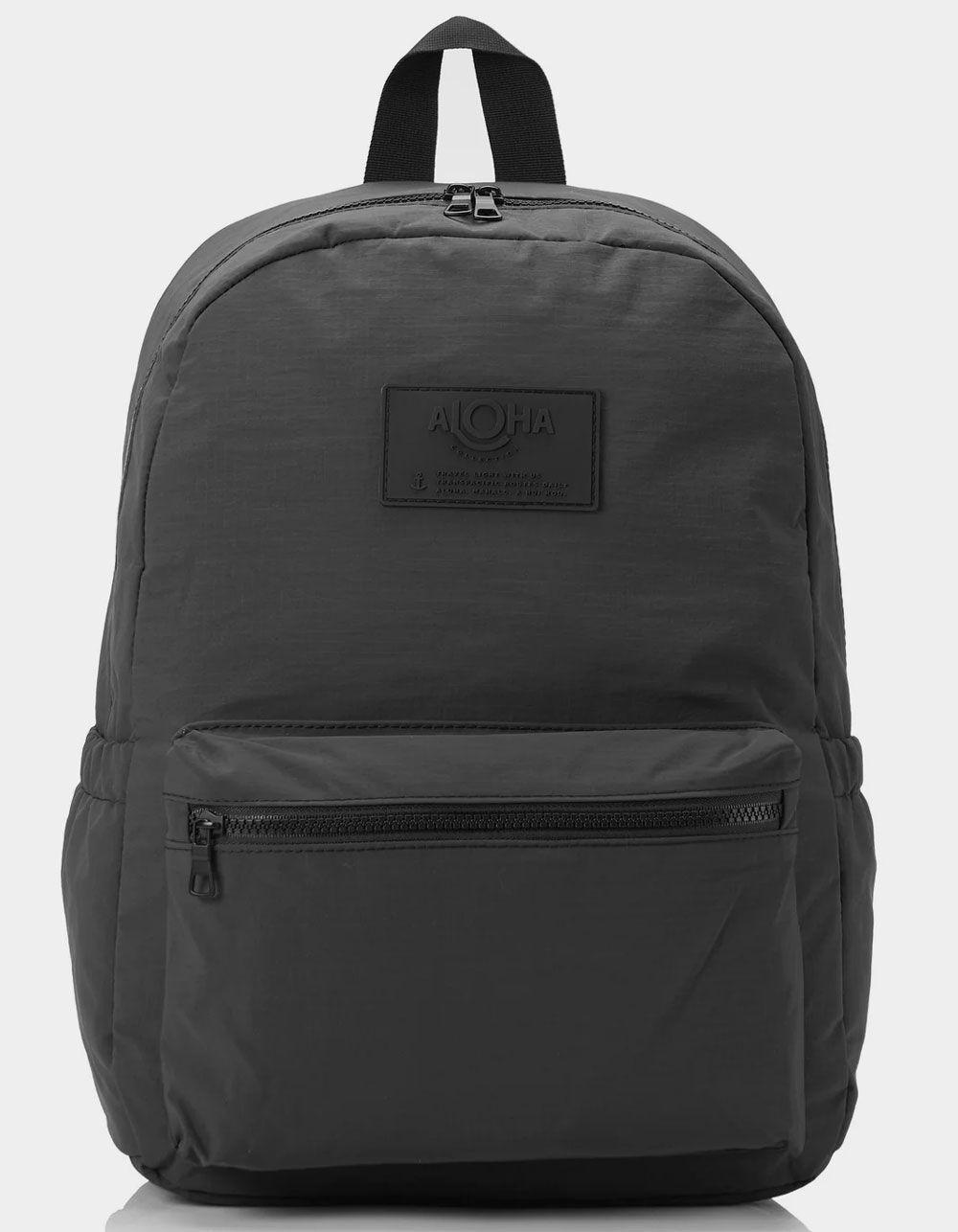 ALOHA Collection Keep It Light Monochrome Backpack - BLACK Product Image