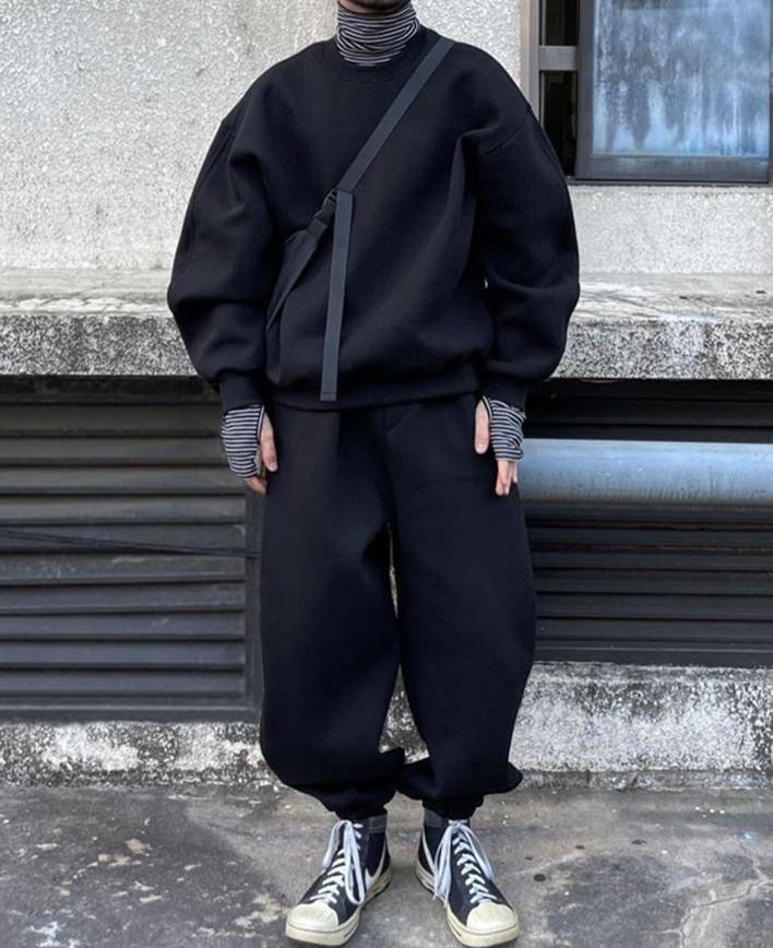 RT No. 11811 OVERSIZE PULLOVER SWEATER & SWEATPANTS Product Image