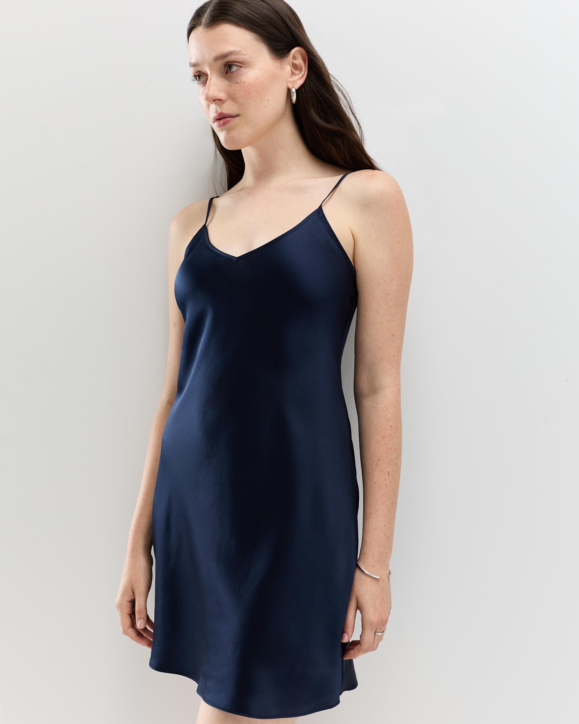 Quince | Women's Mini Slip Dress Size XS, Silk Product Image