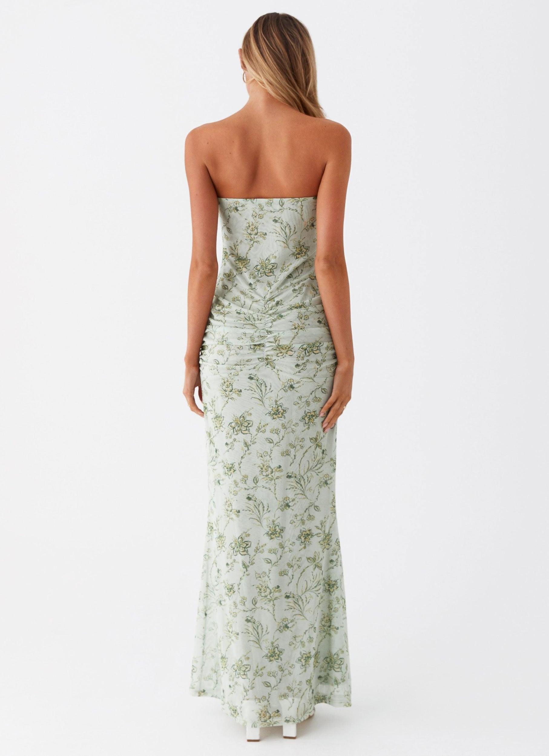 Dearest Maxi Dress - Sage Floral Product Image