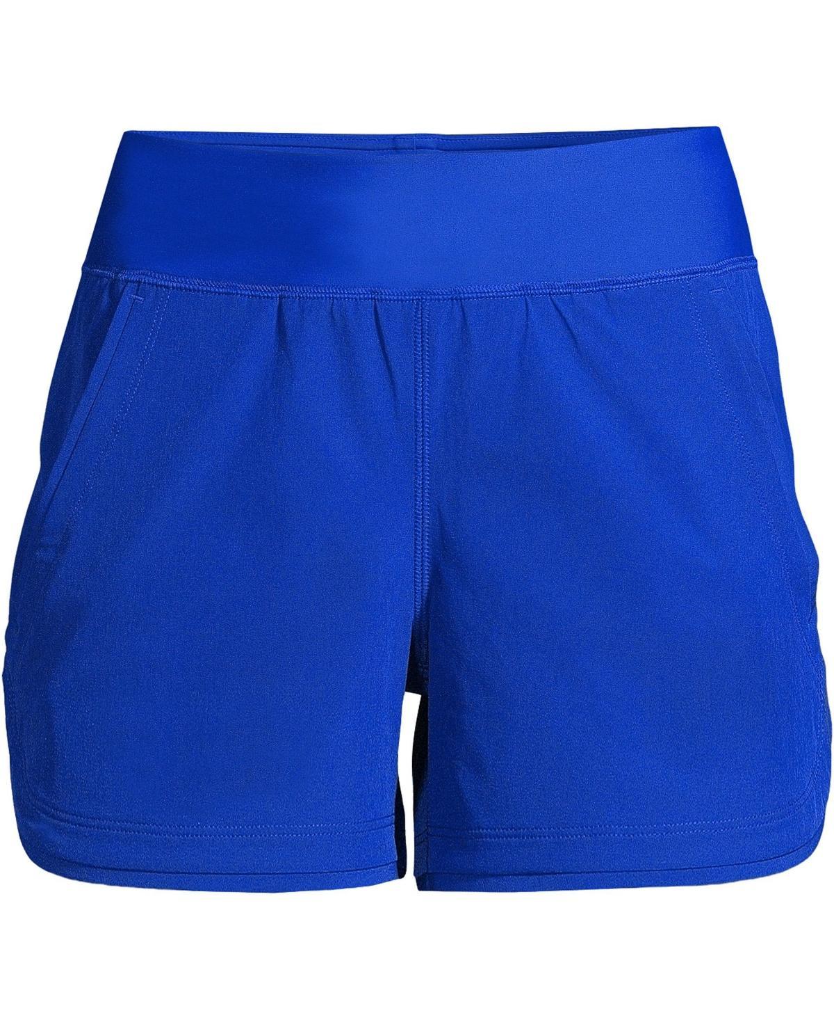 Plus Size Lands' End 3" Quick Dry Swim Board Shorts With Panty, Women's, Size: 26 W, Black Product Image