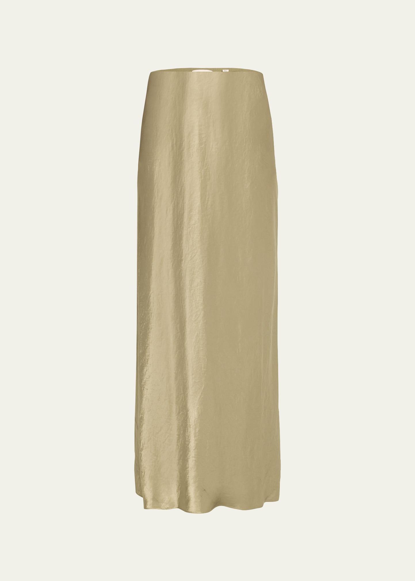Satin Maxi Skirt Product Image