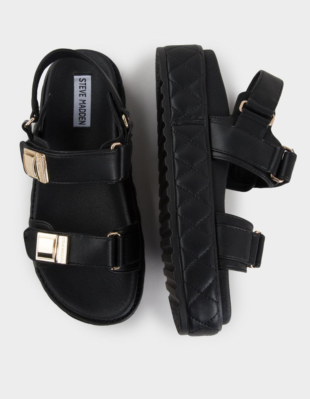 STEVE MADDEN Blaire Womens Platform Sandals - BLACK Product Image