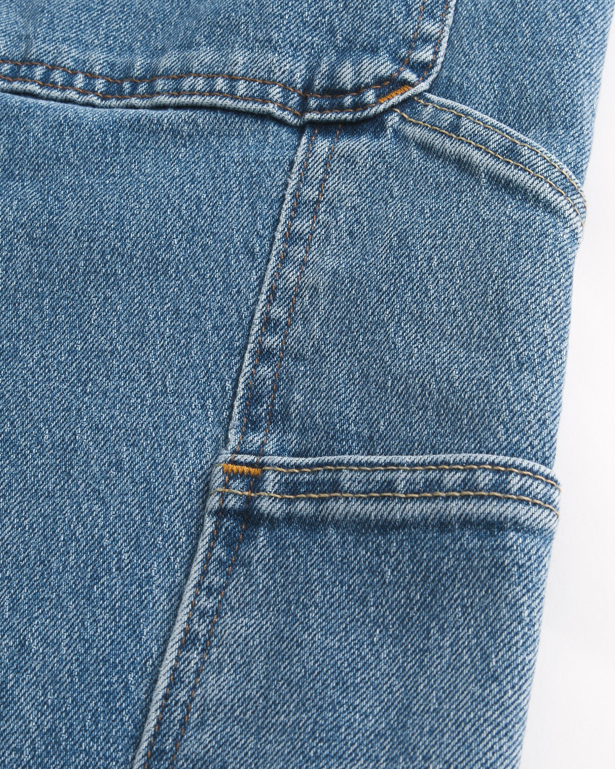 Medium Wash Baggy Painter Jeans Product Image