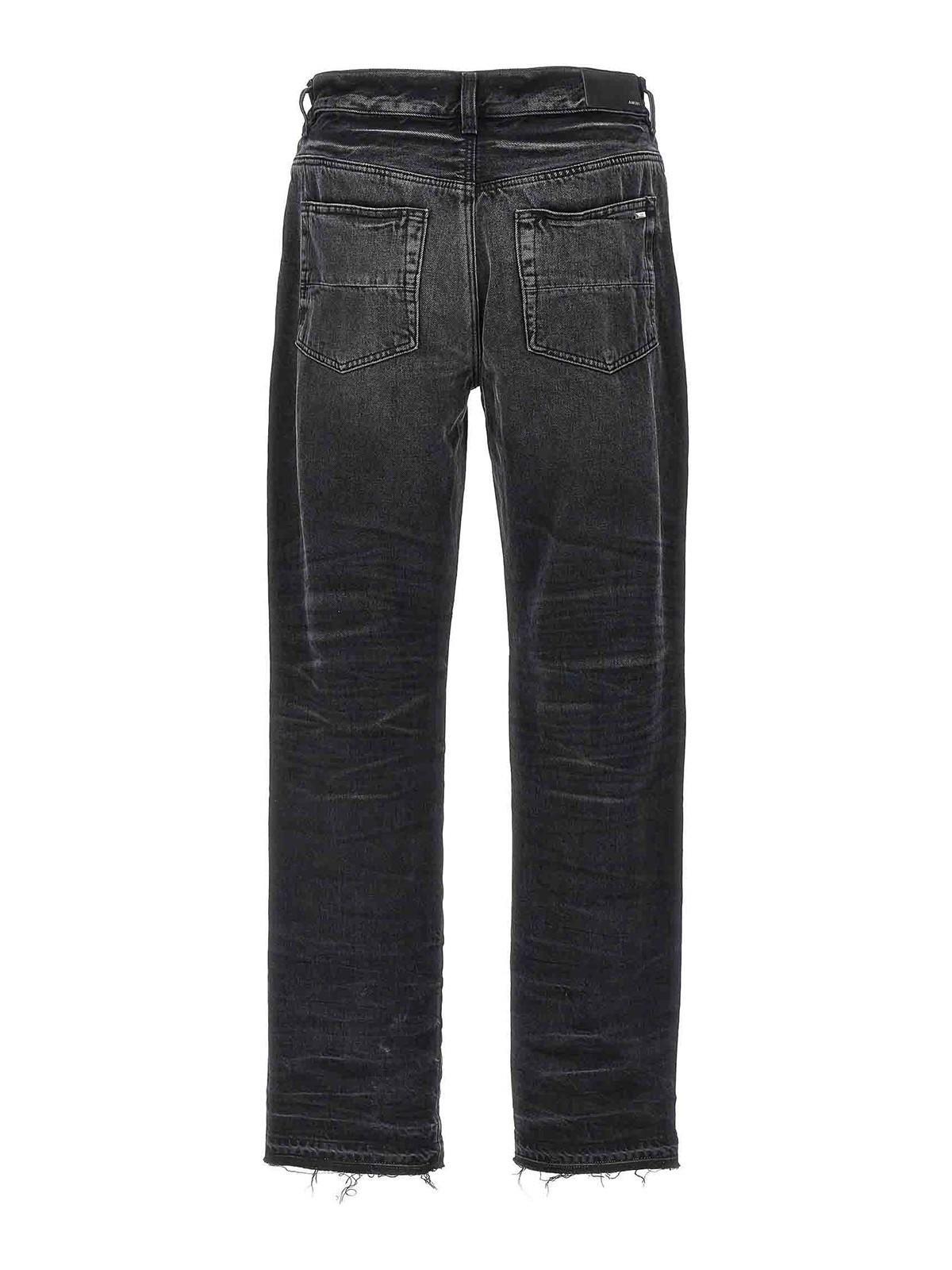 AMIRI Release Hem Jeans In Black Product Image