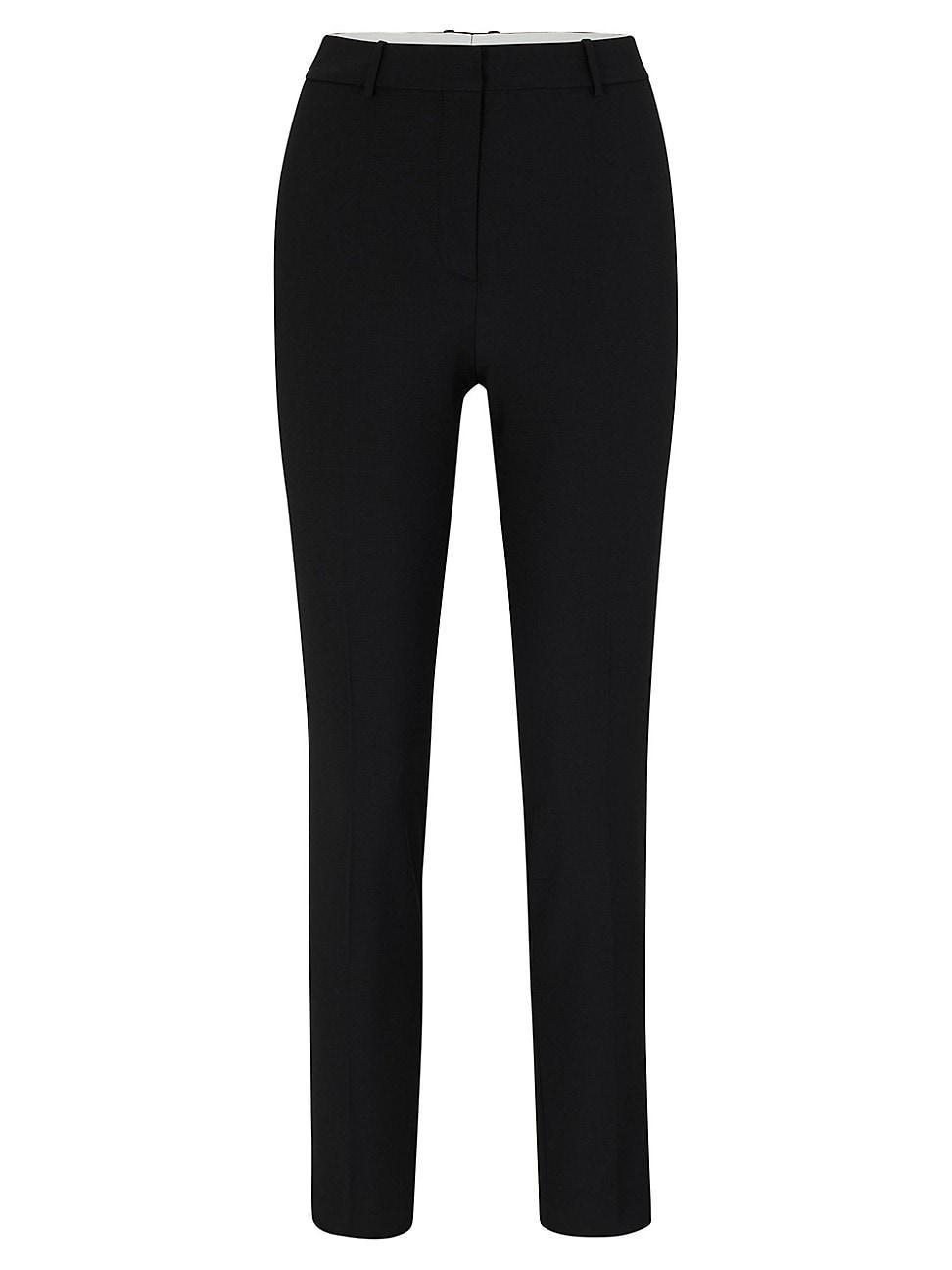Boss Tilunah Wool Straight Pants Product Image