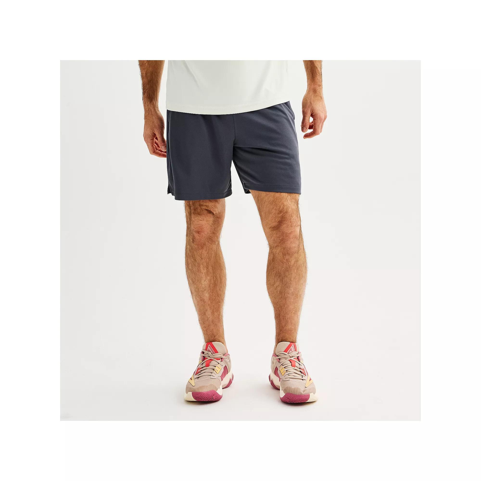 Men's Tek Gear® 7 in. Dry Tek Shorts, Size: Small, Silver Spring Product Image
