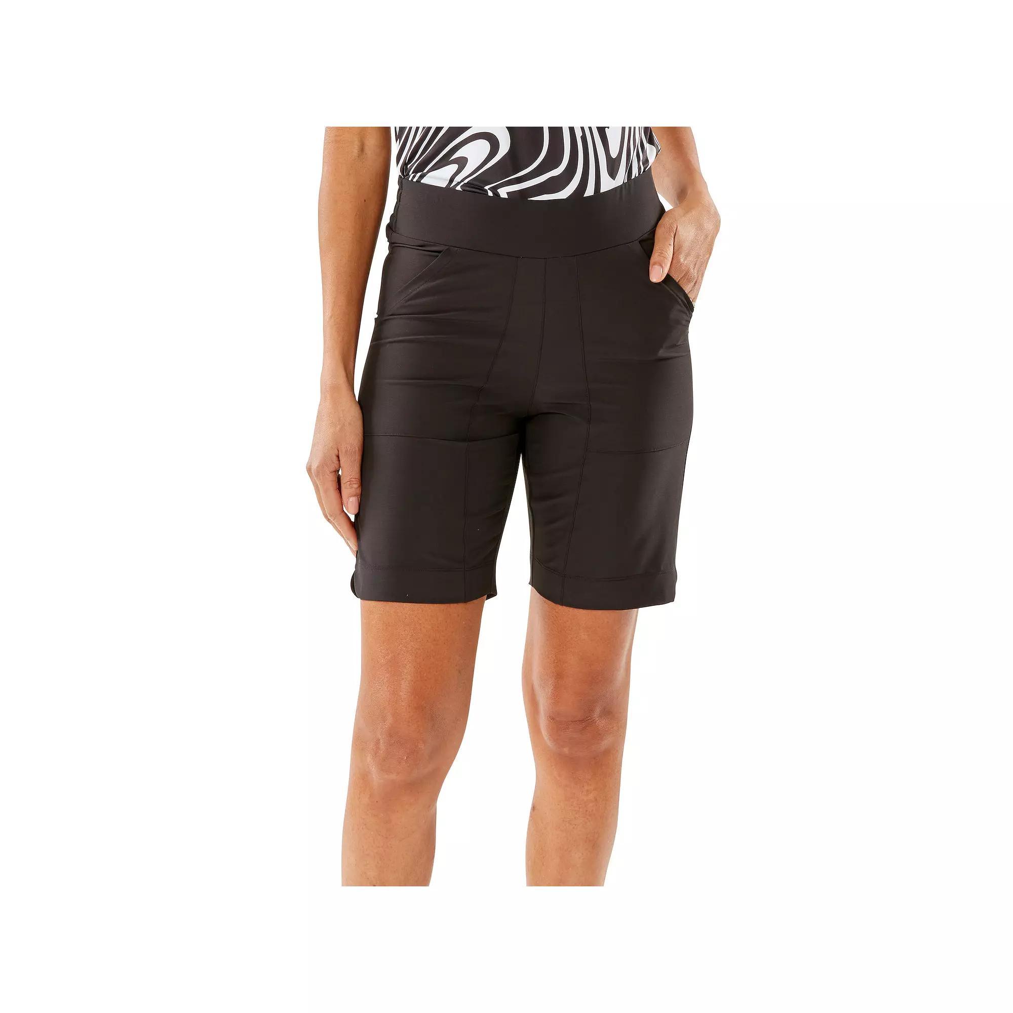 Women's Nancy Lopez Golf Ace Shorts, Size: Medium, Black Product Image