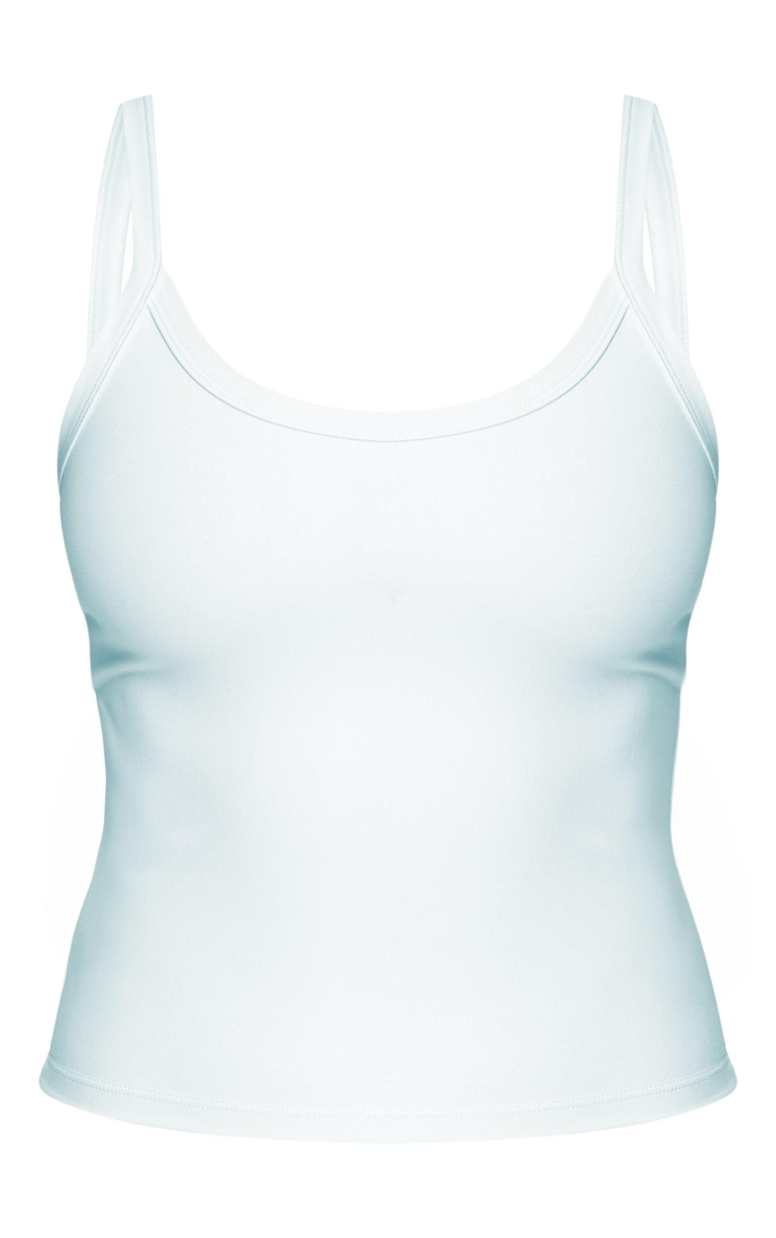 Light Blue Ultimate Sculpt Strappy Gym Vest Product Image