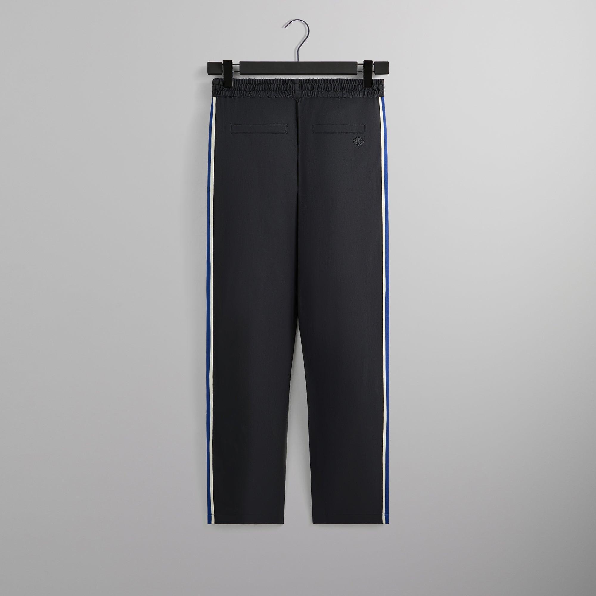 Kith for the New York Knicks Vintage Nylon Wide Leg Pant - Black Male Product Image