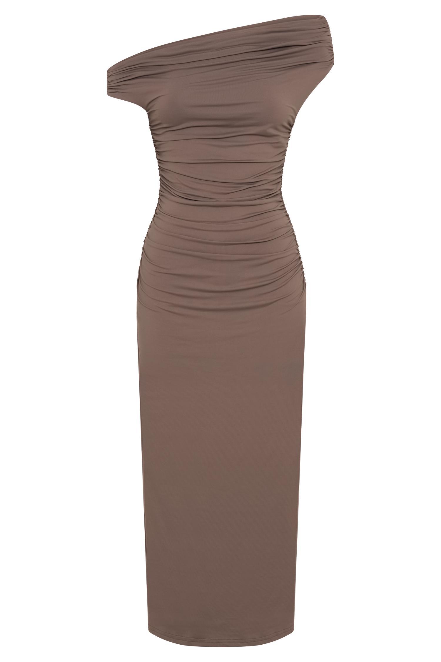 Alayna Recycled Nylon Midi Dress - Coco Product Image