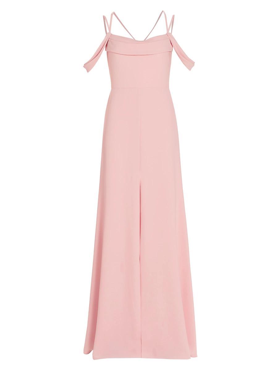 Womens Vasyl Crepe Off-the-Shoulder A-Line Dress Product Image