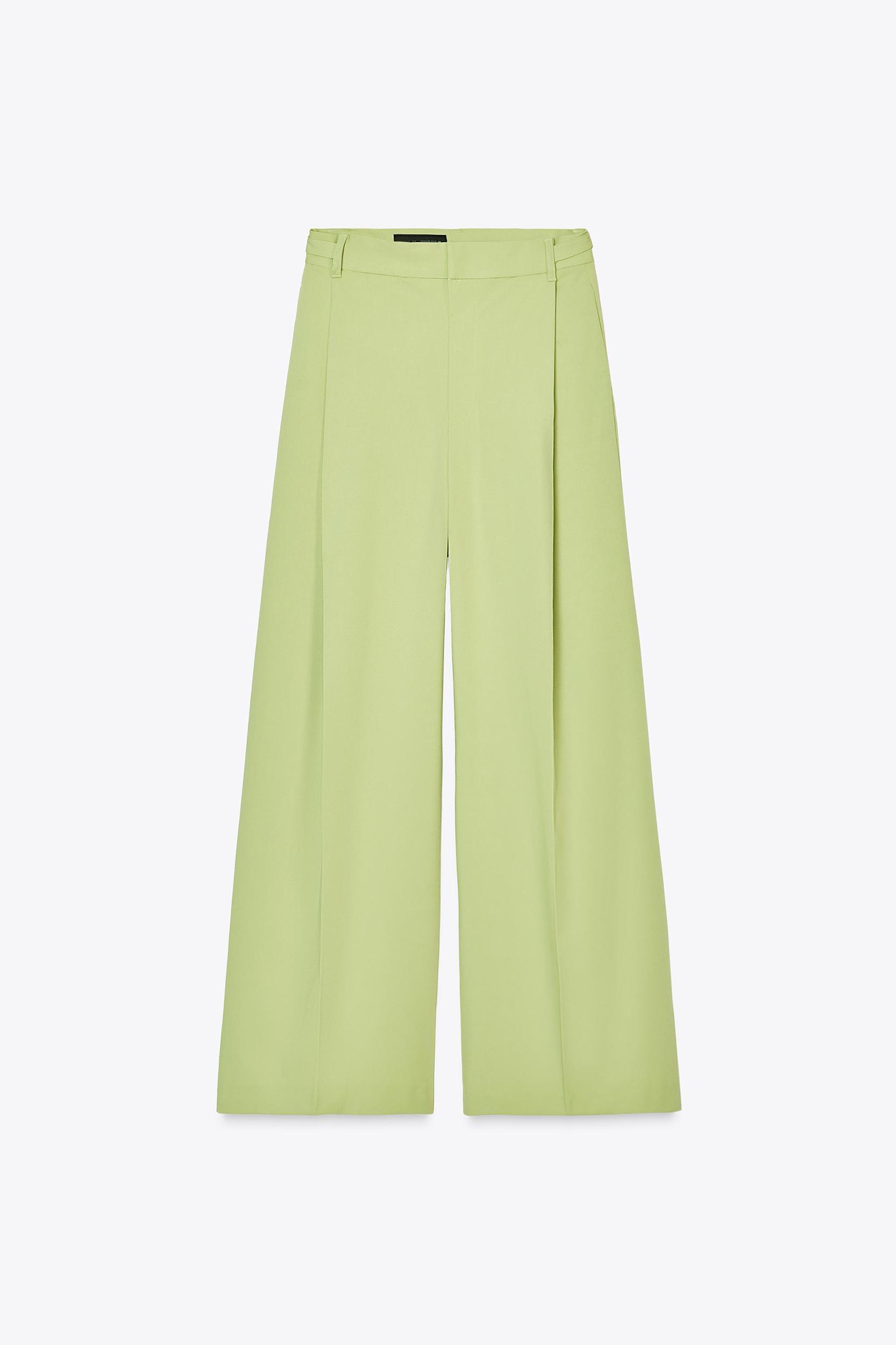 BELTED SUIT PANTS Product Image