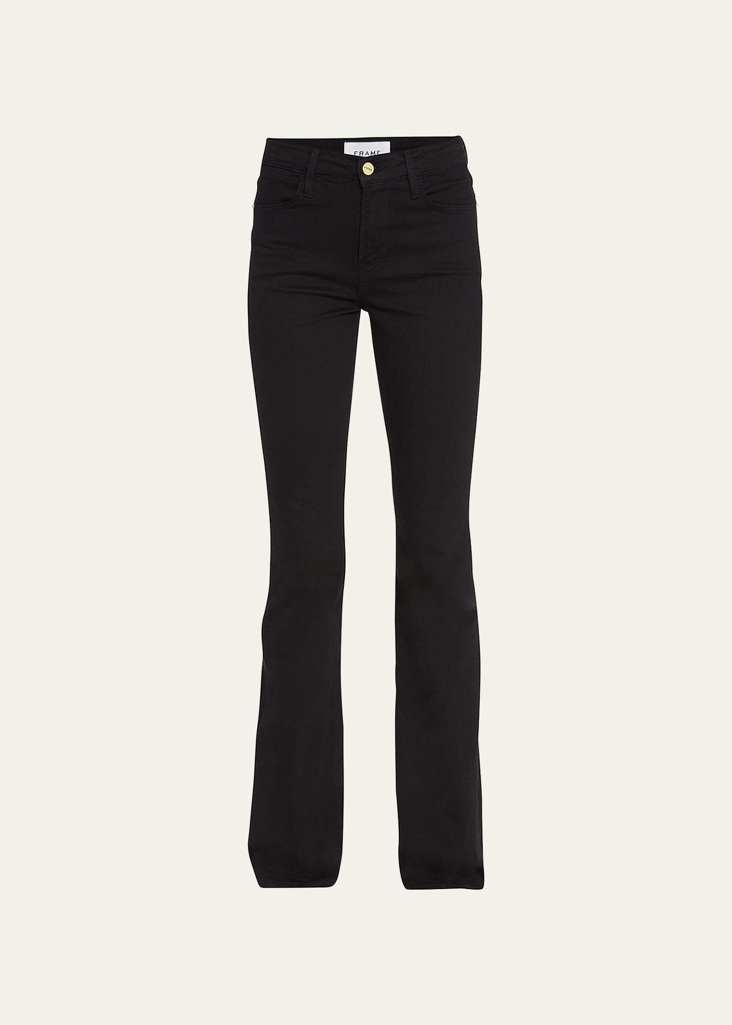 Frame Le High Rise Flare Jeans in Film Noir Product Image