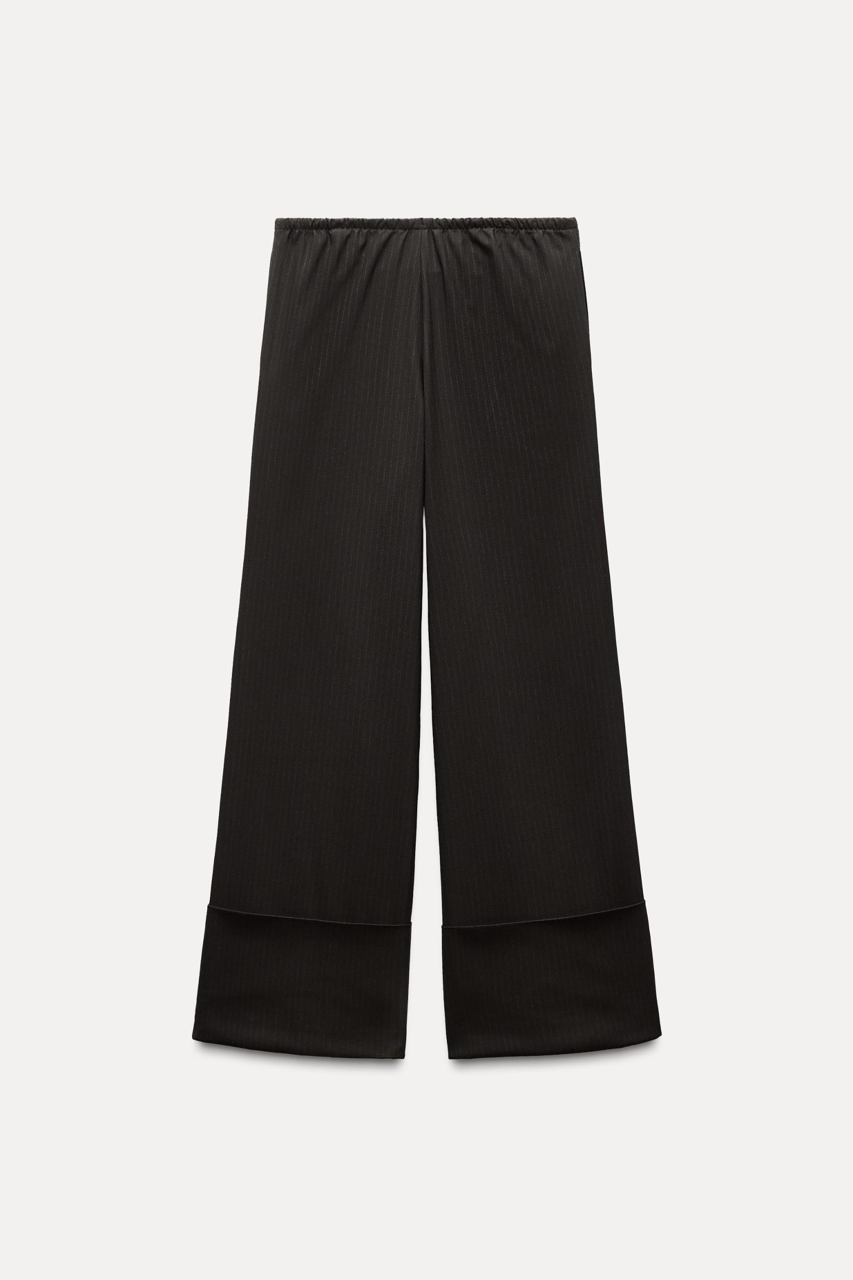 STRIPED PAJAMA PANTS ZW COLLECTION Product Image