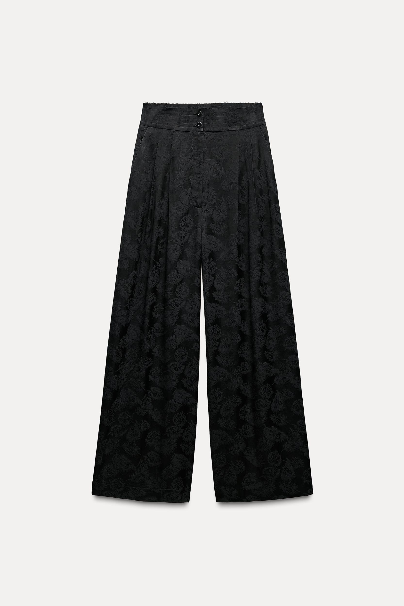 JACQUARD PANTS ZW COLLECTION Product Image