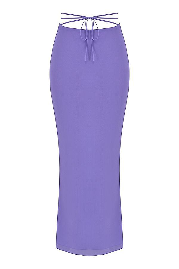Amalfi Violet Cutout Maxi Skirt Product Image