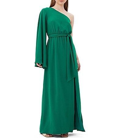 Womens Amida Satin One-Shoulder Maxi Dress Product Image