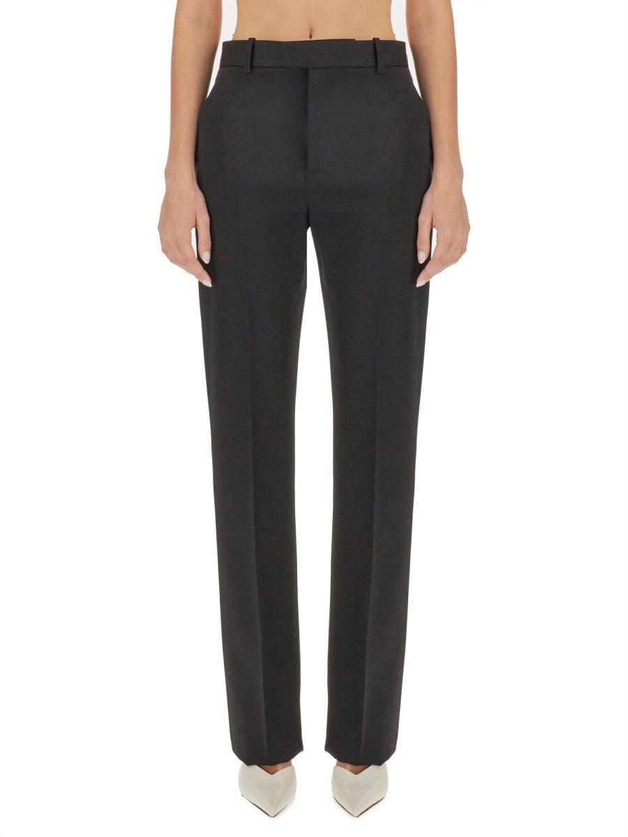 BOTTEGA VENETA Straight Leg Trousers In Black Product Image