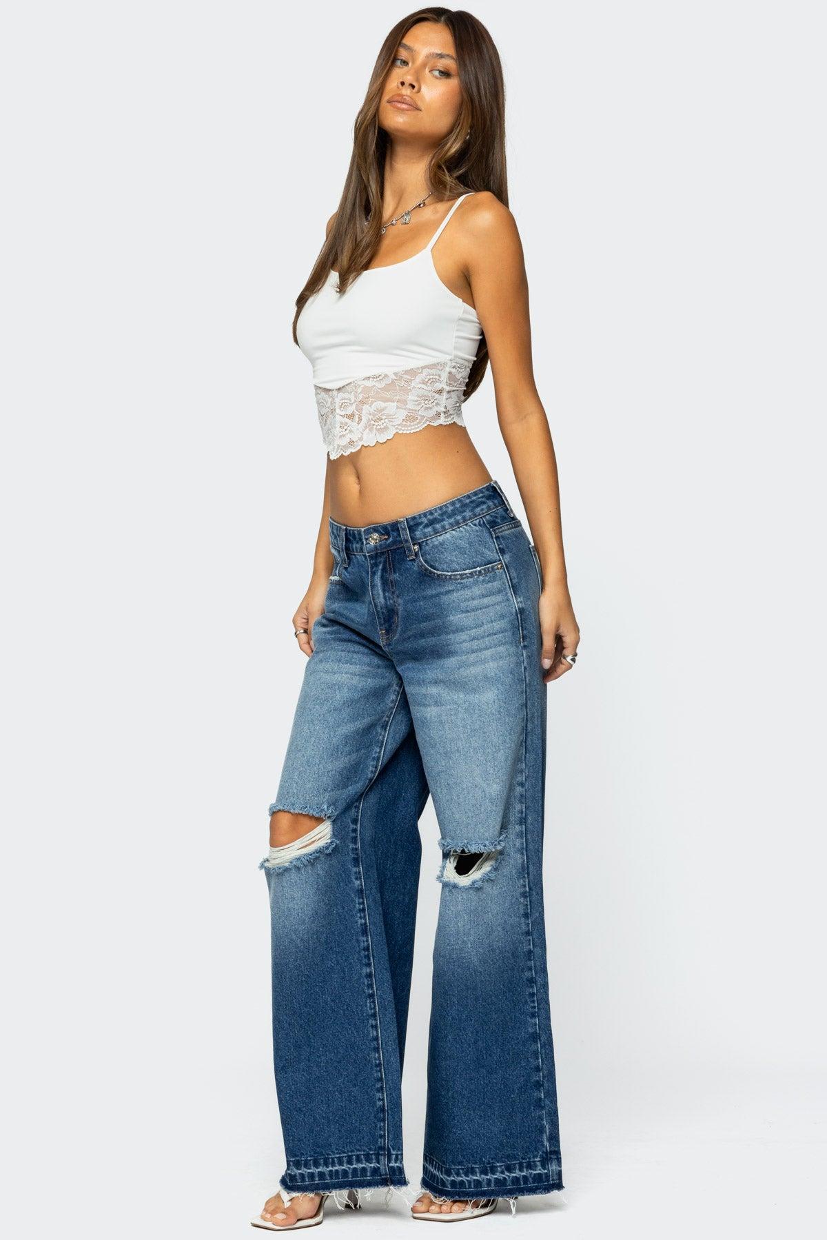 Mylah Lacey Asymmetric Tank Top Product Image