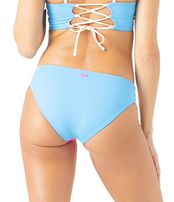 Roxy Surf City Color Block Soft Stretch Low Waist Hipster Swim Bottom Product Image