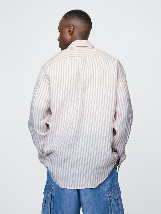 100% Linen Classic Shirt Product Image