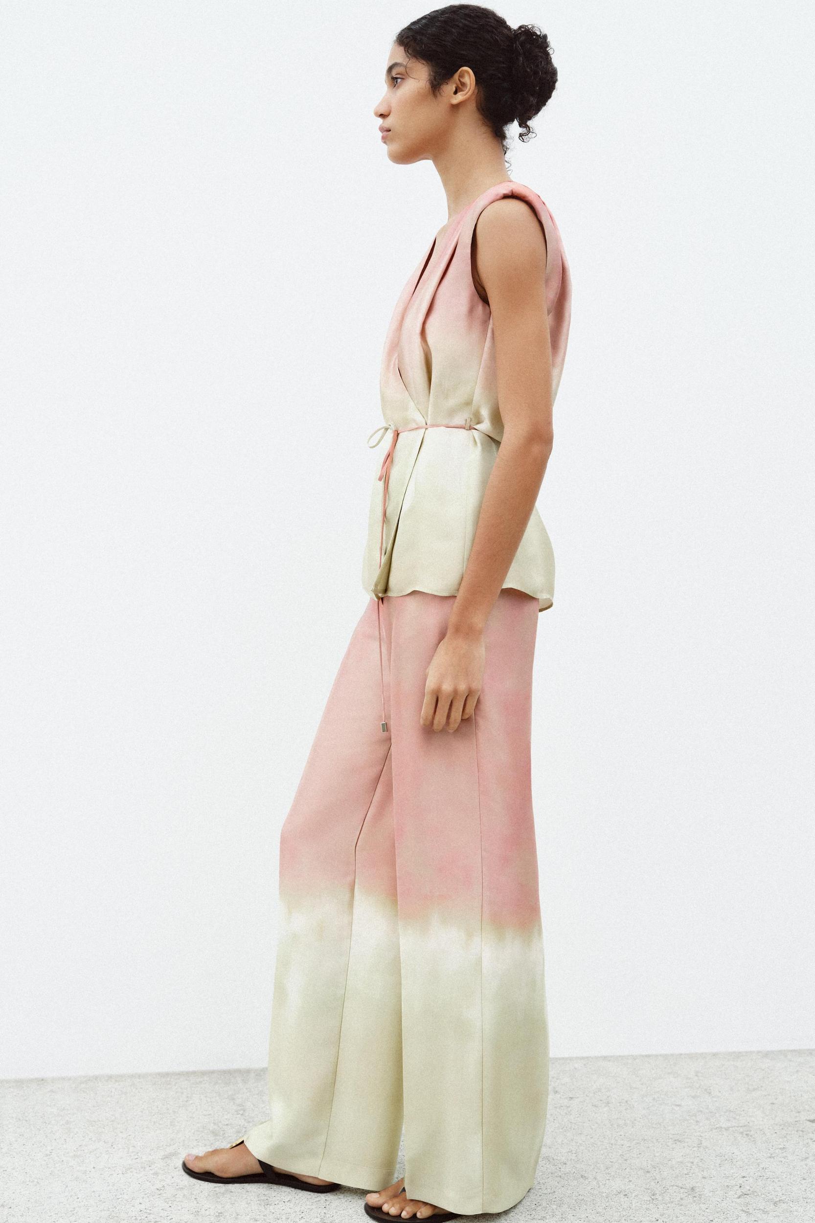 TIE DYE PRINT PANTS Product Image