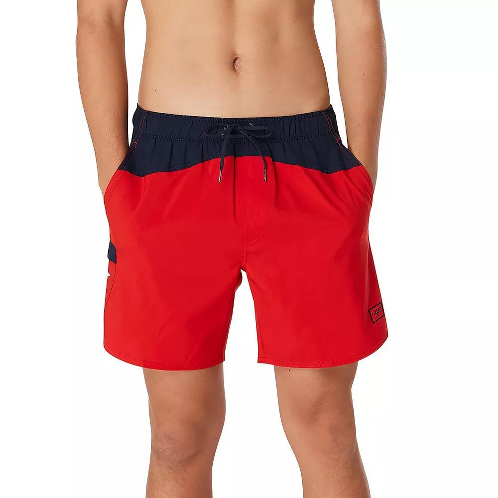 Men's Speedo 6.5" Marina Flex Swim Trunks, Size: Large, Arctic Blue Product Image