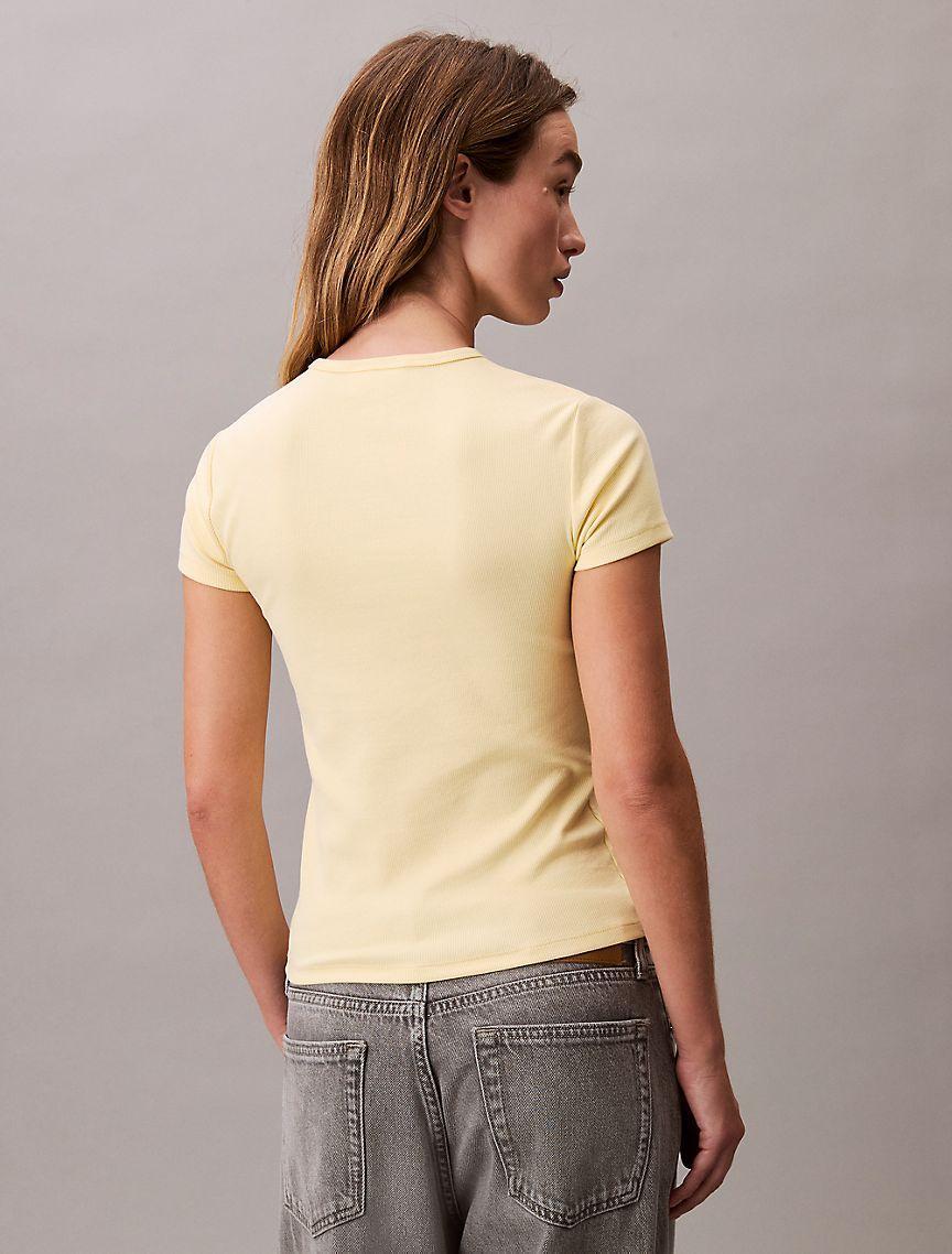 Cotton Contour Rib T-Shirt Product Image