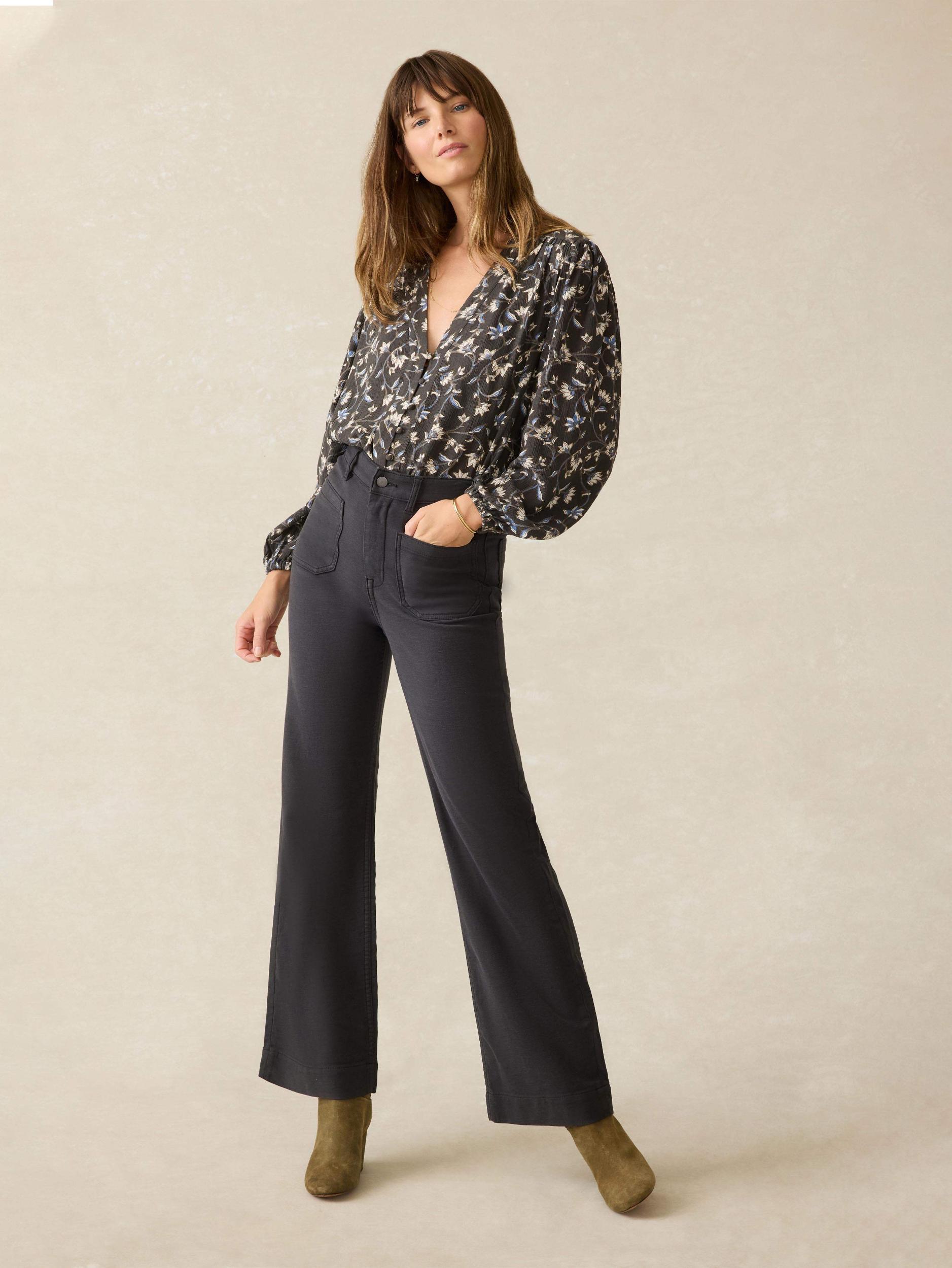 Dakota Blouse - Blue Jasmine Floral Female Product Image