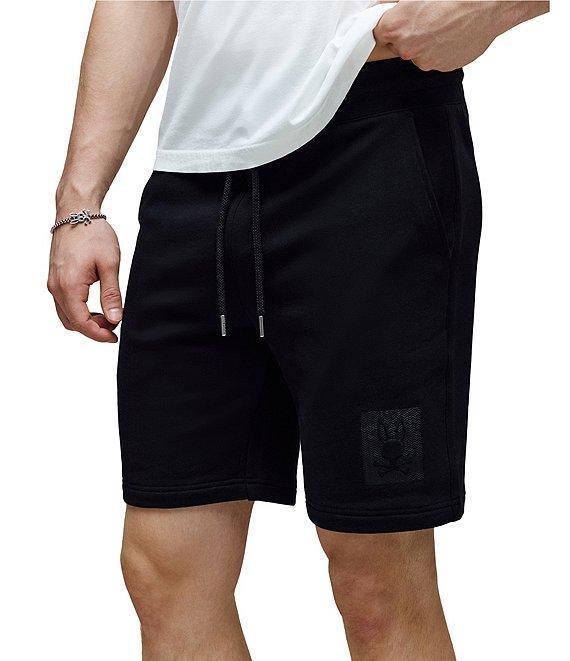 Psycho Bunny Costello Embroidered French Terry 8#double; Inseam Shorts Product Image
