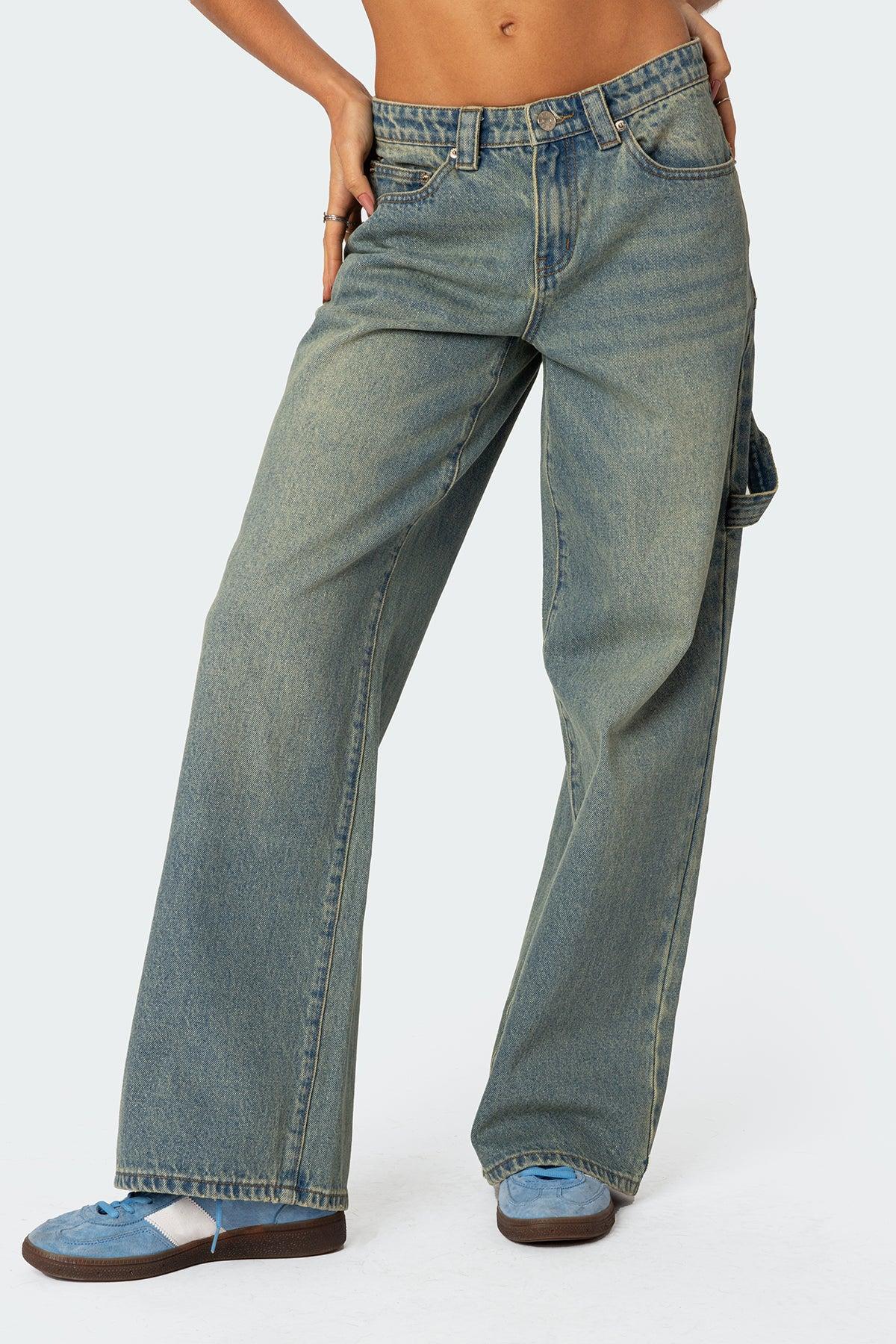 Carpenter Low Rise Jeans Product Image