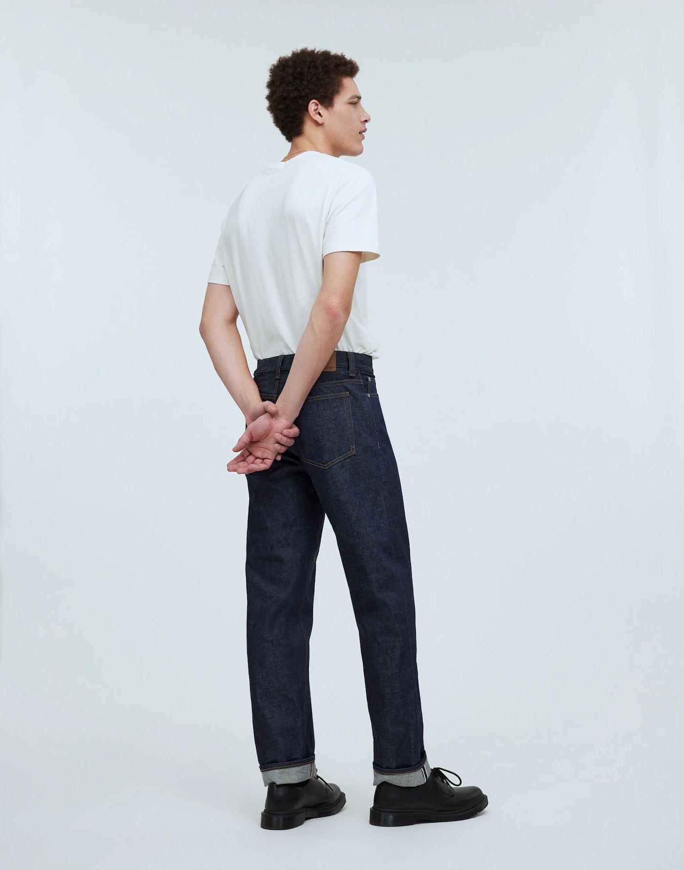 Vintage Relaxed Straight Jeans in Raw Selvedge Product Image