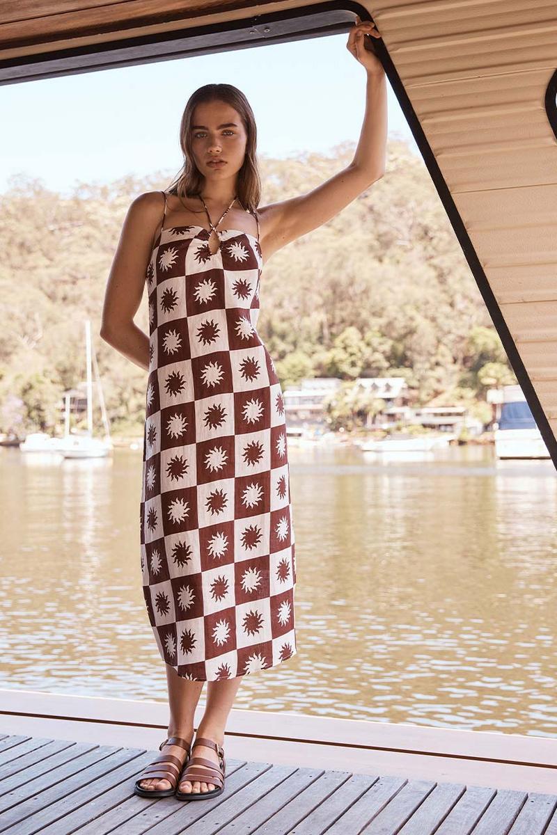 Sun Print Dress Product Image