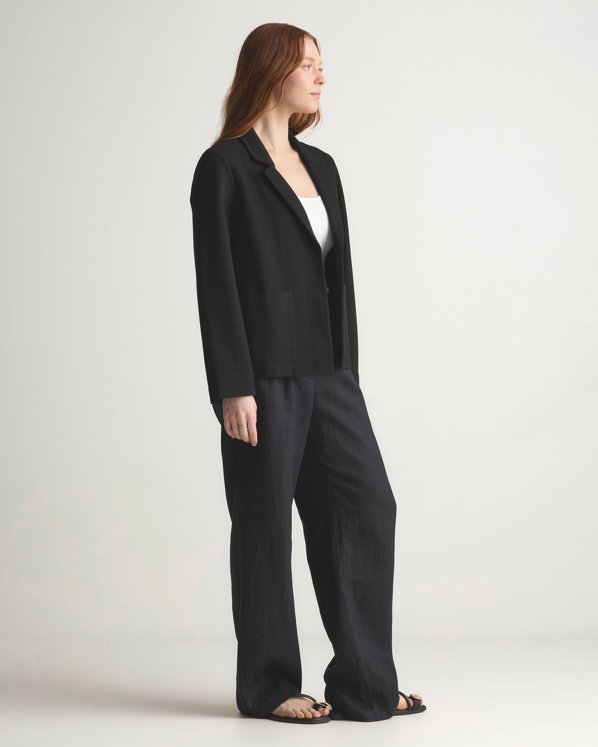 Quince | Women's Ultra-Stretch Ponte Open Blazer Size XS, Rayon Product Image