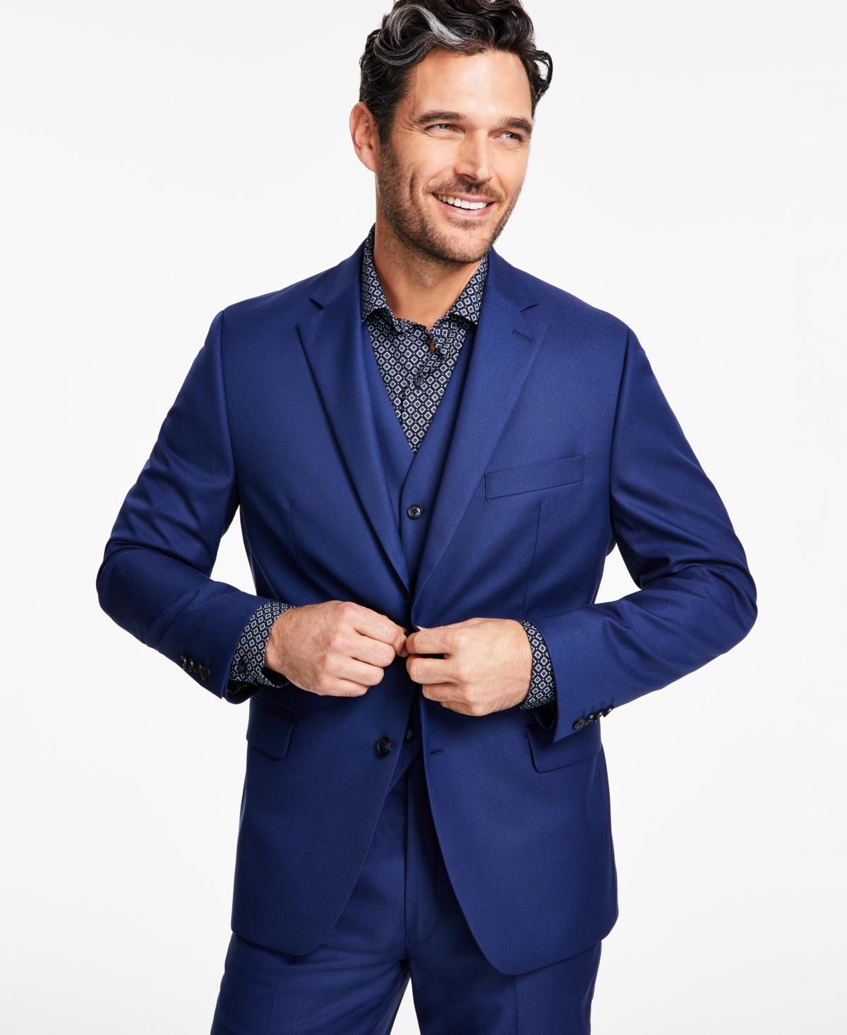 Alfani Mens Classic-Fit Stretch Solid Suit Jacket, Created for Macys Product Image