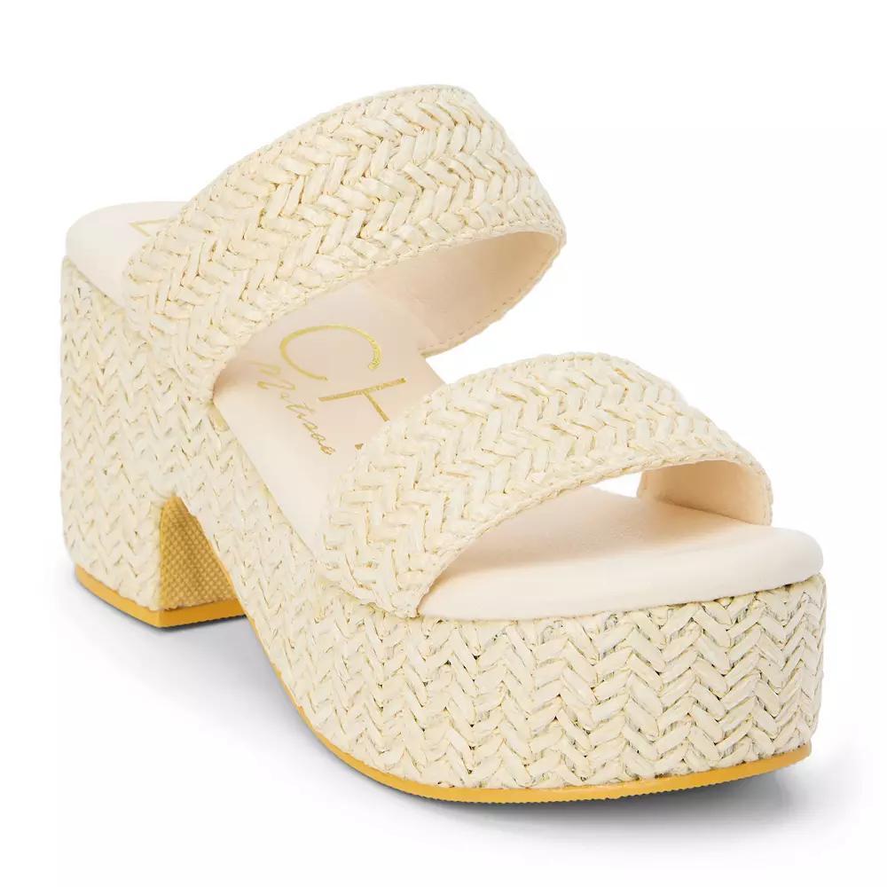 Beach by Matisse Ocean Ave Women's Platform Sandals, Size: 5, Chiffon Product Image